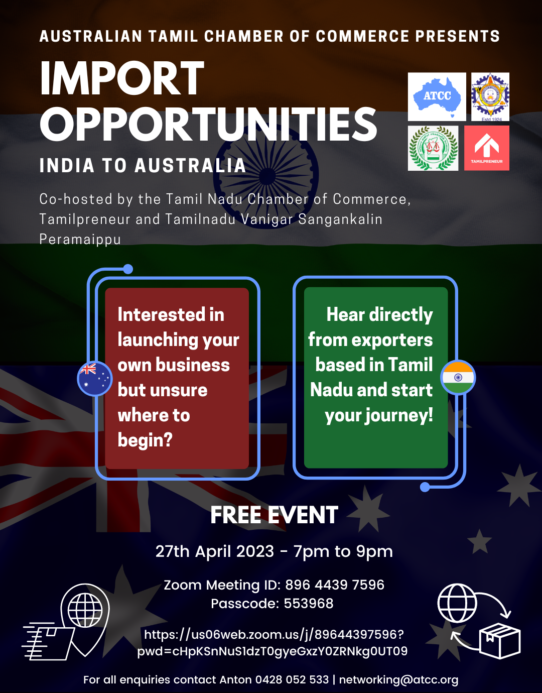 IMPORT OPPORTUNITIES - INDIA TO AUSTRALIA
